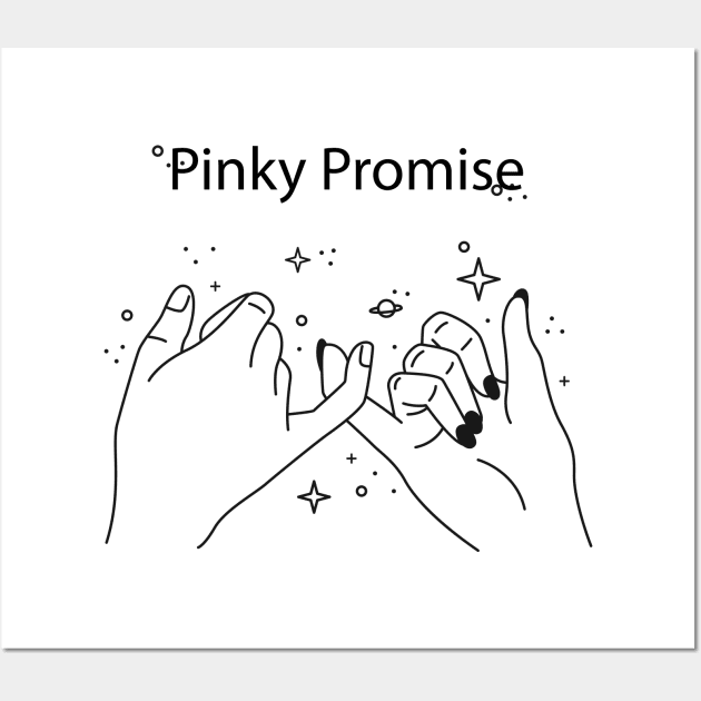 Pinky Promise Wall Art by Mako Design 